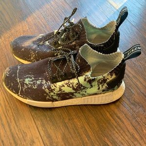 Adidas NMD R1 Green Marble Sz 10.5